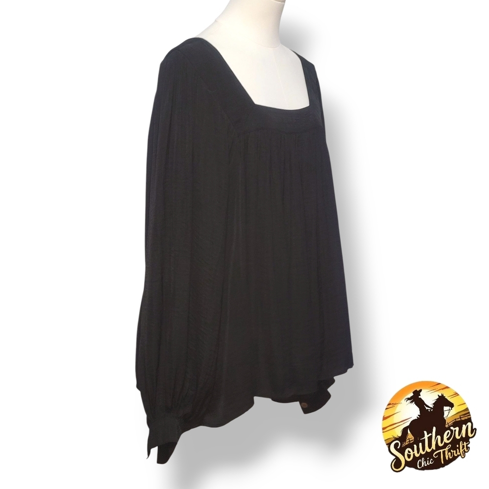 HALOGEN - 2X Elegant Black Blouse - Picture 2 of 6